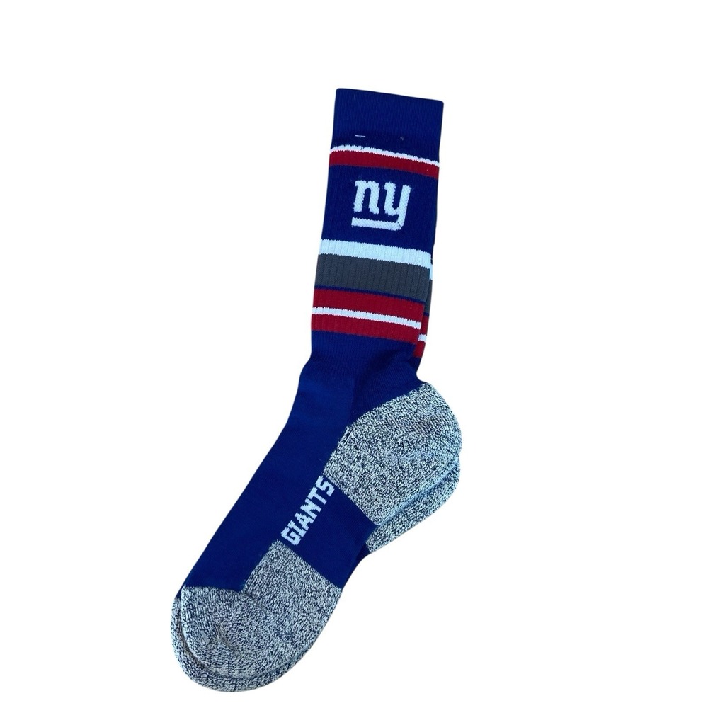 NY Giants Wild Stripe Trekker 2 Wool Socks Size Large‎ 10-13 New